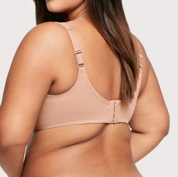 Glamorise Low Cut WonderWire Lace Bra | style 1240 | Cappuccino - Picture 2 of 13